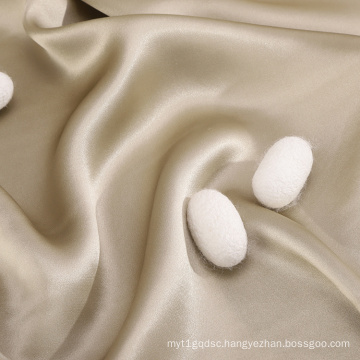 6A High glossy plain satin washed super soft 100% mulberry silk charmeuse fabric